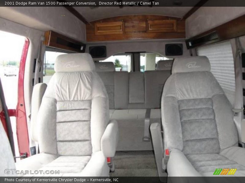 Director Red Metallic / Camel Tan 2001 Dodge Ram Van 1500 Passenger Conversion