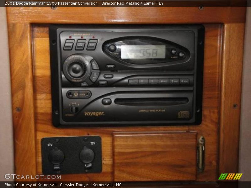 Director Red Metallic / Camel Tan 2001 Dodge Ram Van 1500 Passenger Conversion