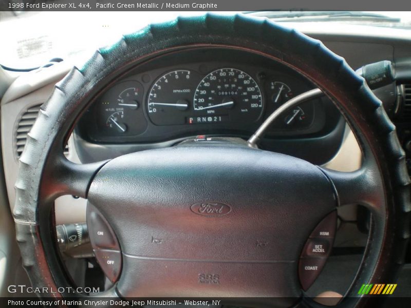 Pacific Green Metallic / Medium Graphite 1998 Ford Explorer XL 4x4
