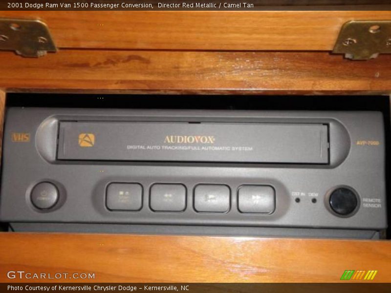 Director Red Metallic / Camel Tan 2001 Dodge Ram Van 1500 Passenger Conversion