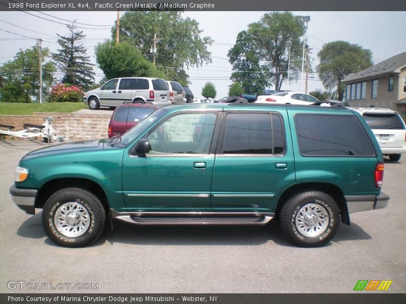 Pacific Green Metallic / Medium Graphite 1998 Ford Explorer XL 4x4