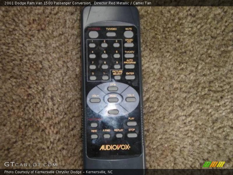 Director Red Metallic / Camel Tan 2001 Dodge Ram Van 1500 Passenger Conversion