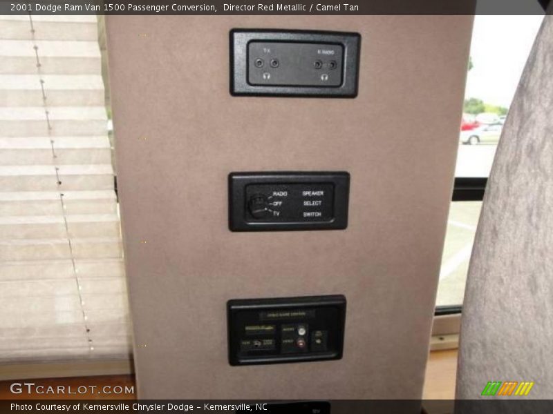 Director Red Metallic / Camel Tan 2001 Dodge Ram Van 1500 Passenger Conversion