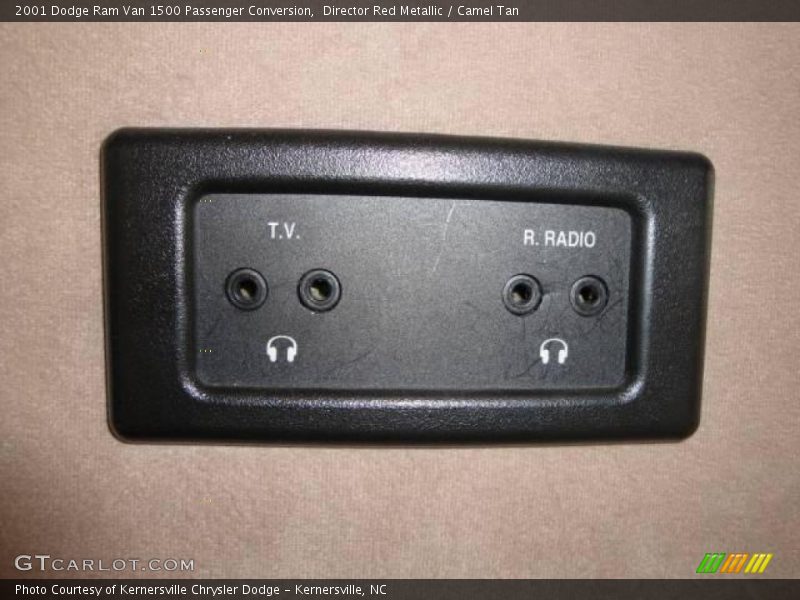 Director Red Metallic / Camel Tan 2001 Dodge Ram Van 1500 Passenger Conversion