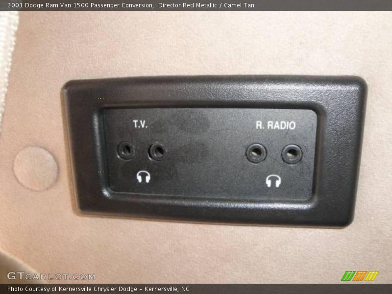 Director Red Metallic / Camel Tan 2001 Dodge Ram Van 1500 Passenger Conversion