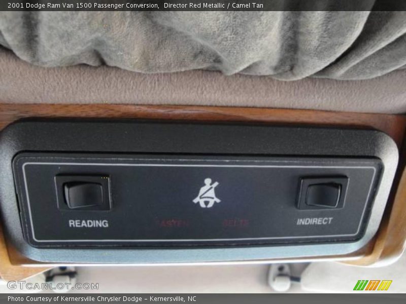 Director Red Metallic / Camel Tan 2001 Dodge Ram Van 1500 Passenger Conversion