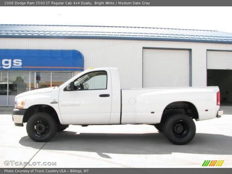 Bright White / Medium Slate Gray 2006 Dodge Ram 3500 ST Regular Cab 4x4 Dually