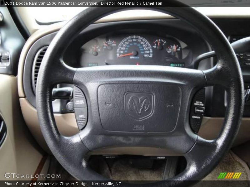 Director Red Metallic / Camel Tan 2001 Dodge Ram Van 1500 Passenger Conversion
