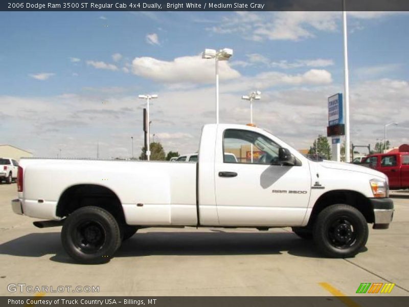 Bright White / Medium Slate Gray 2006 Dodge Ram 3500 ST Regular Cab 4x4 Dually