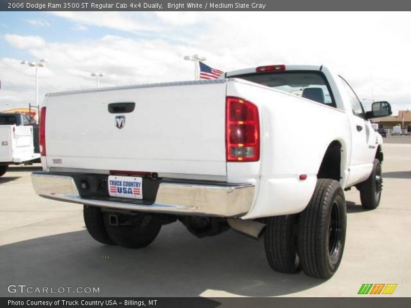 Bright White / Medium Slate Gray 2006 Dodge Ram 3500 ST Regular Cab 4x4 Dually