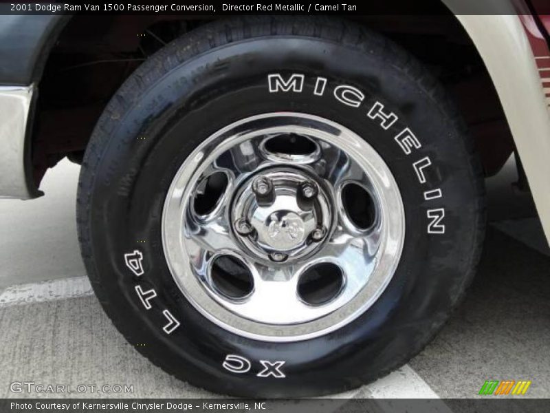 Director Red Metallic / Camel Tan 2001 Dodge Ram Van 1500 Passenger Conversion