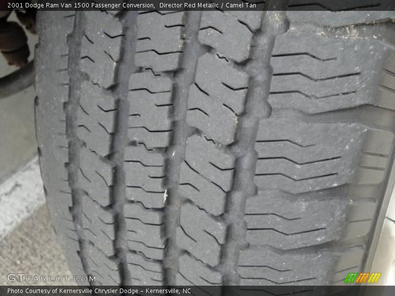 Director Red Metallic / Camel Tan 2001 Dodge Ram Van 1500 Passenger Conversion