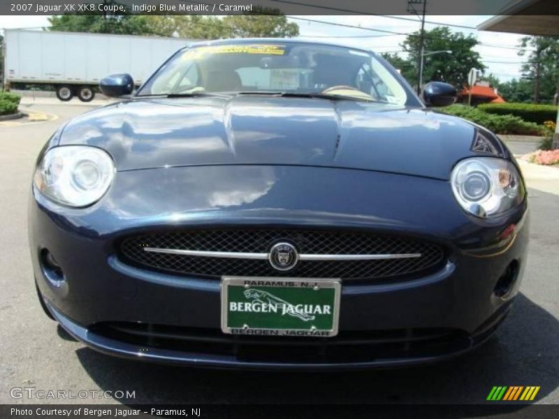 Indigo Blue Metallic / Caramel 2007 Jaguar XK XK8 Coupe