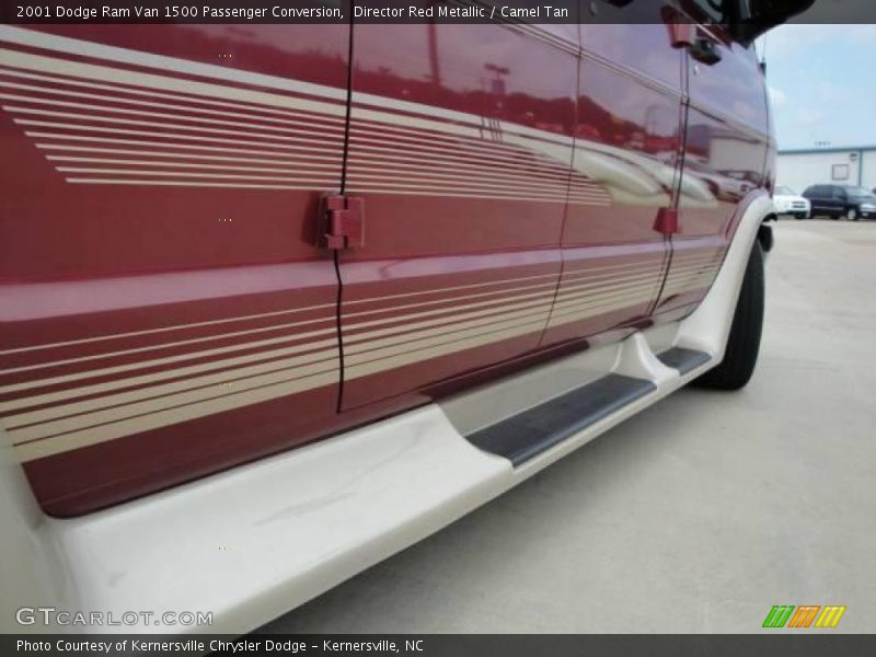 Director Red Metallic / Camel Tan 2001 Dodge Ram Van 1500 Passenger Conversion