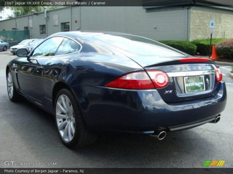 Indigo Blue Metallic / Caramel 2007 Jaguar XK XK8 Coupe