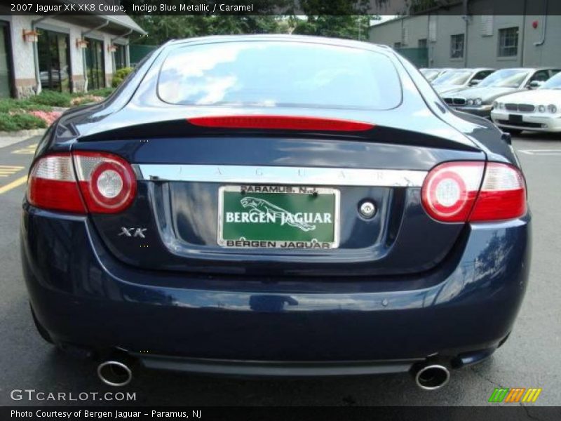 Indigo Blue Metallic / Caramel 2007 Jaguar XK XK8 Coupe