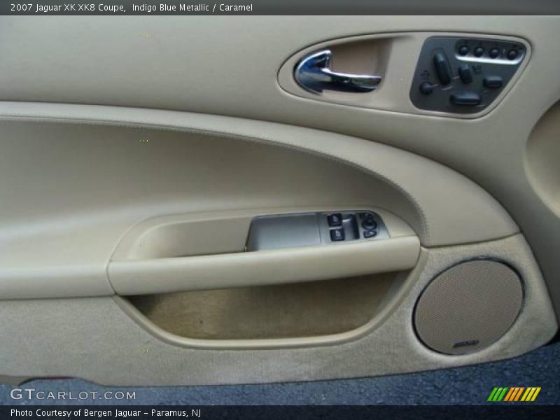 Indigo Blue Metallic / Caramel 2007 Jaguar XK XK8 Coupe