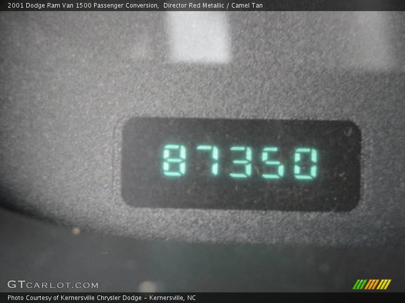 Director Red Metallic / Camel Tan 2001 Dodge Ram Van 1500 Passenger Conversion