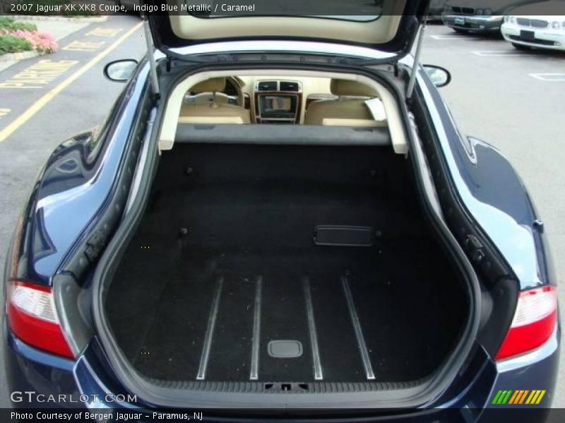 Indigo Blue Metallic / Caramel 2007 Jaguar XK XK8 Coupe