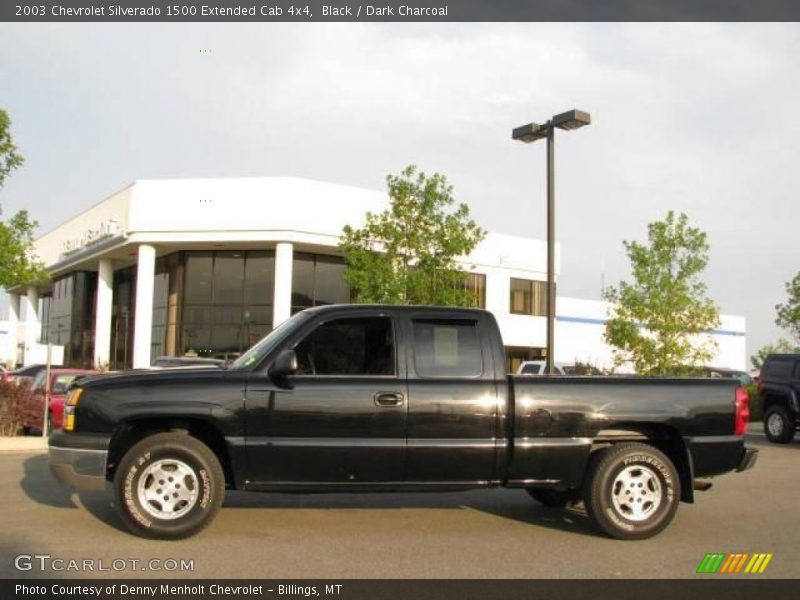 Black / Dark Charcoal 2003 Chevrolet Silverado 1500 Extended Cab 4x4