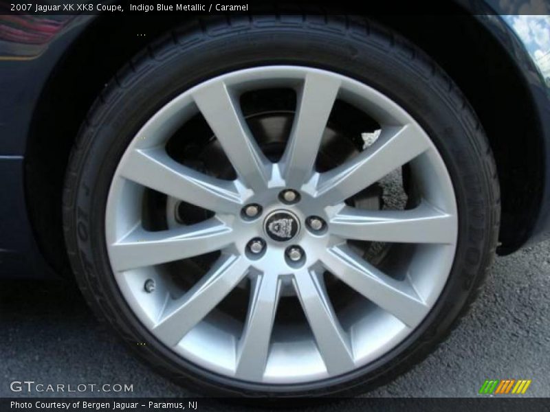 Indigo Blue Metallic / Caramel 2007 Jaguar XK XK8 Coupe
