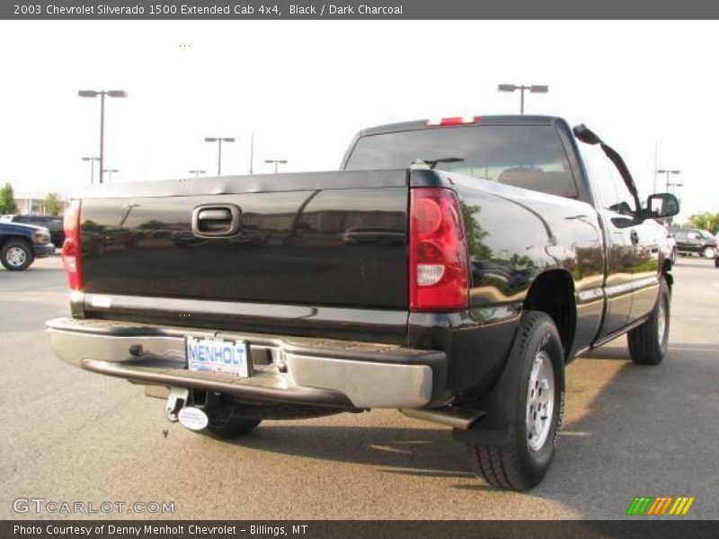 Black / Dark Charcoal 2003 Chevrolet Silverado 1500 Extended Cab 4x4