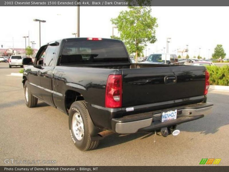 Black / Dark Charcoal 2003 Chevrolet Silverado 1500 Extended Cab 4x4