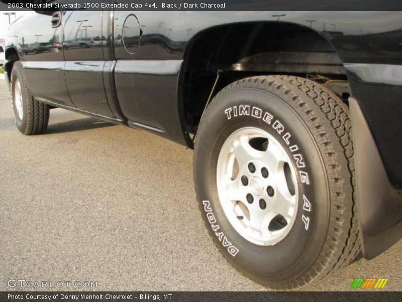Black / Dark Charcoal 2003 Chevrolet Silverado 1500 Extended Cab 4x4