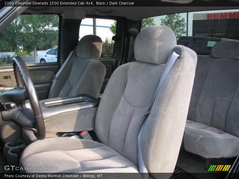 Black / Dark Charcoal 2003 Chevrolet Silverado 1500 Extended Cab 4x4
