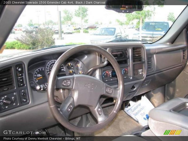 Black / Dark Charcoal 2003 Chevrolet Silverado 1500 Extended Cab 4x4