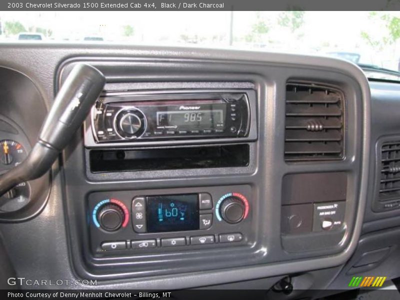 Black / Dark Charcoal 2003 Chevrolet Silverado 1500 Extended Cab 4x4