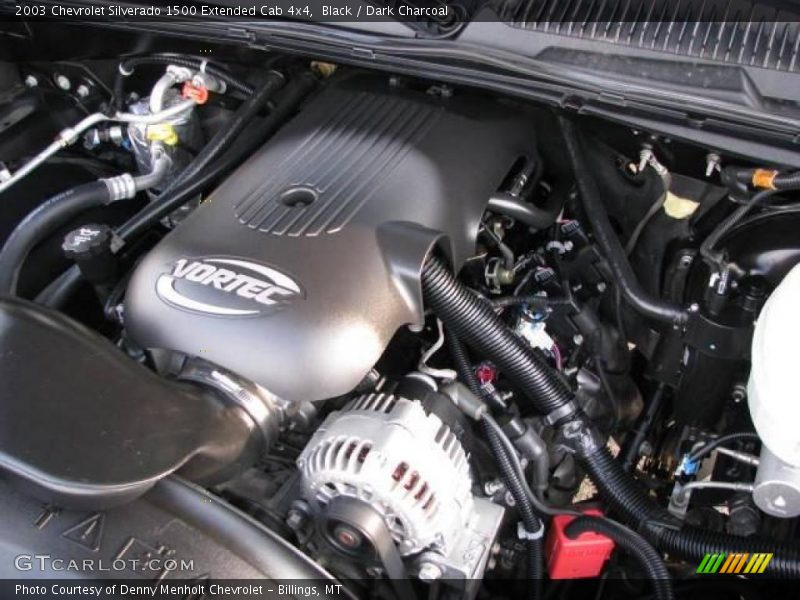 Black / Dark Charcoal 2003 Chevrolet Silverado 1500 Extended Cab 4x4
