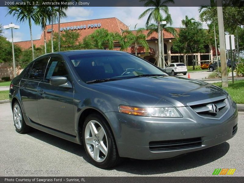 Anthracite Metallic / Ebony 2006 Acura TL 3.2