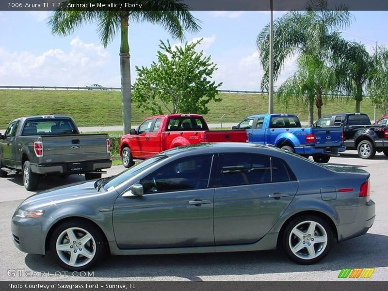 Anthracite Metallic / Ebony 2006 Acura TL 3.2