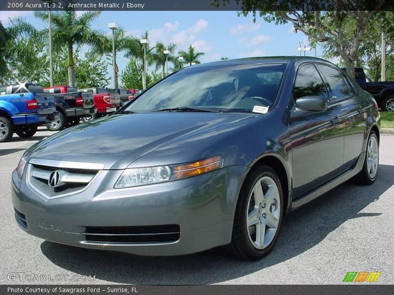 Anthracite Metallic / Ebony 2006 Acura TL 3.2