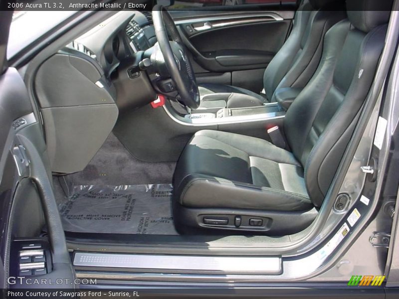 Anthracite Metallic / Ebony 2006 Acura TL 3.2