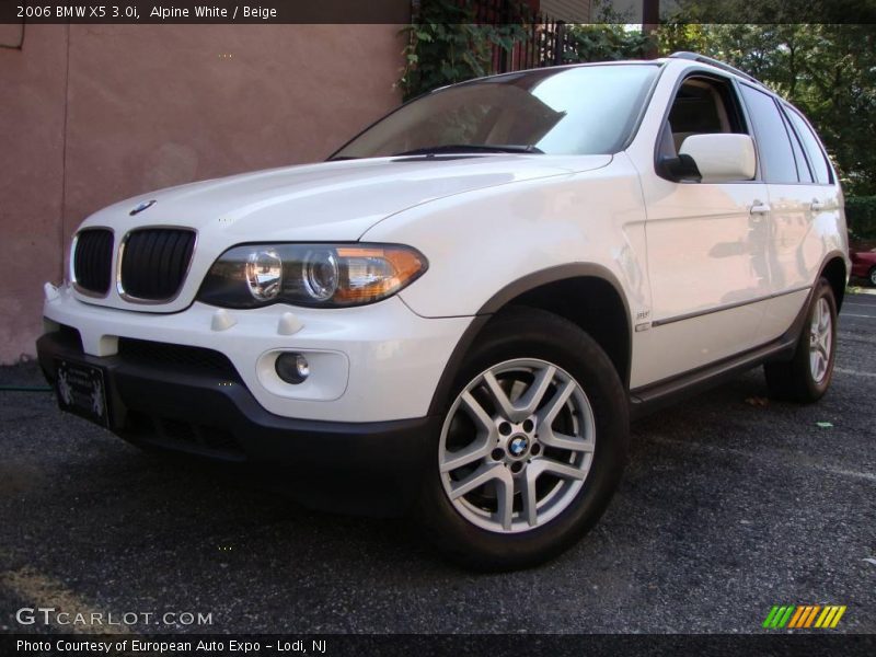 Alpine White / Beige 2006 BMW X5 3.0i