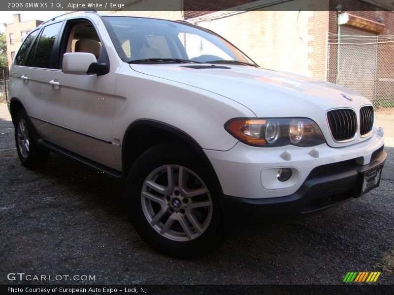 Alpine White / Beige 2006 BMW X5 3.0i