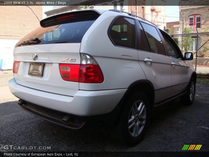 Alpine White / Beige 2006 BMW X5 3.0i