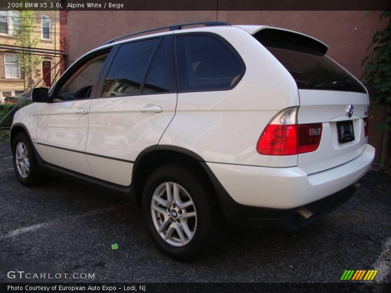 Alpine White / Beige 2006 BMW X5 3.0i