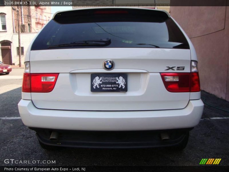 Alpine White / Beige 2006 BMW X5 3.0i