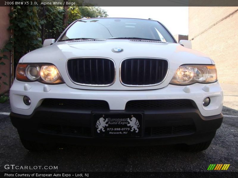 Alpine White / Beige 2006 BMW X5 3.0i