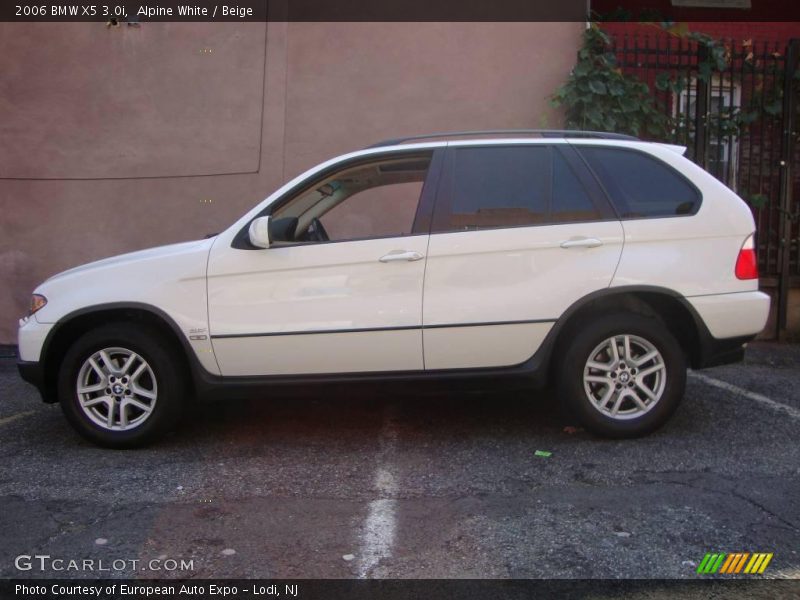 Alpine White / Beige 2006 BMW X5 3.0i