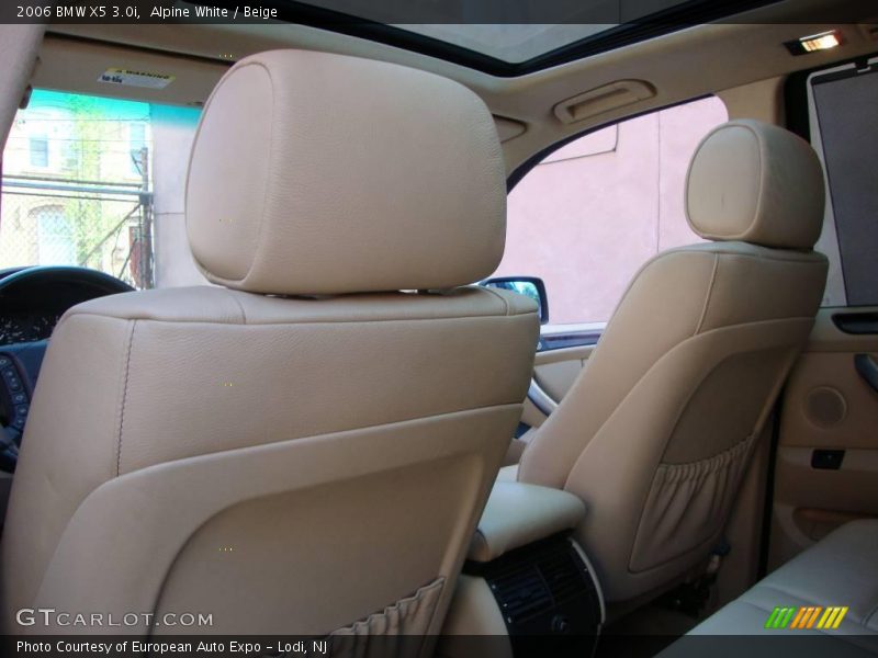 Alpine White / Beige 2006 BMW X5 3.0i
