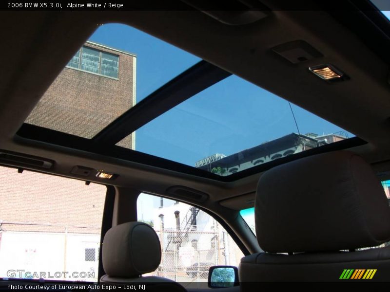 Alpine White / Beige 2006 BMW X5 3.0i