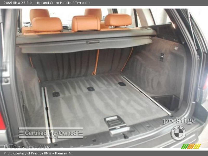 Highland Green Metallic / Terracotta 2006 BMW X3 3.0i