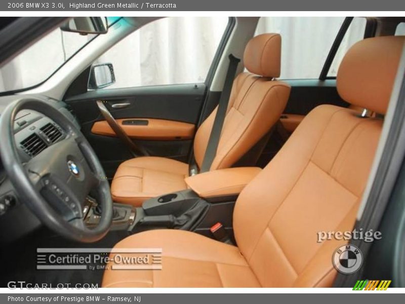 Highland Green Metallic / Terracotta 2006 BMW X3 3.0i