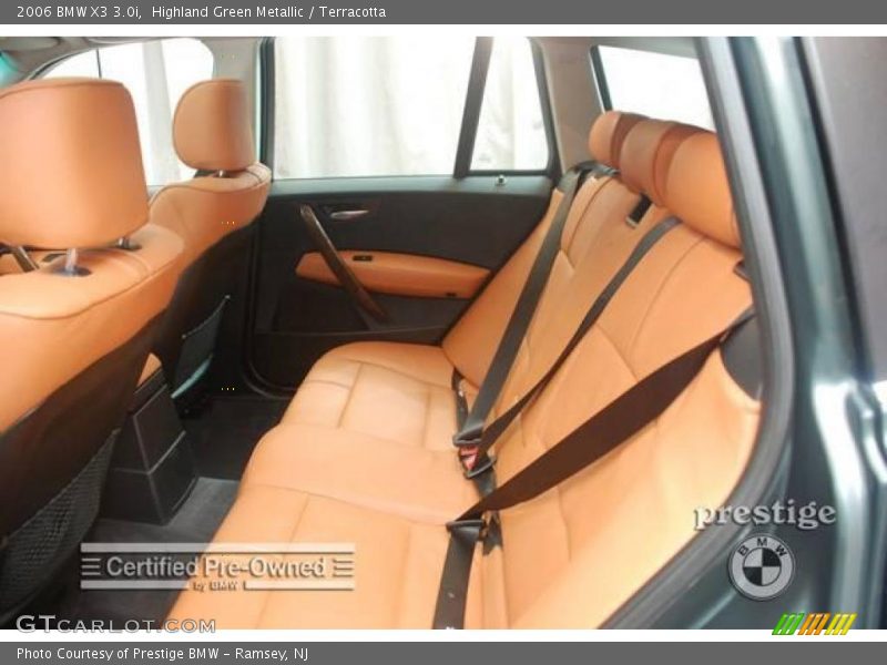 Highland Green Metallic / Terracotta 2006 BMW X3 3.0i
