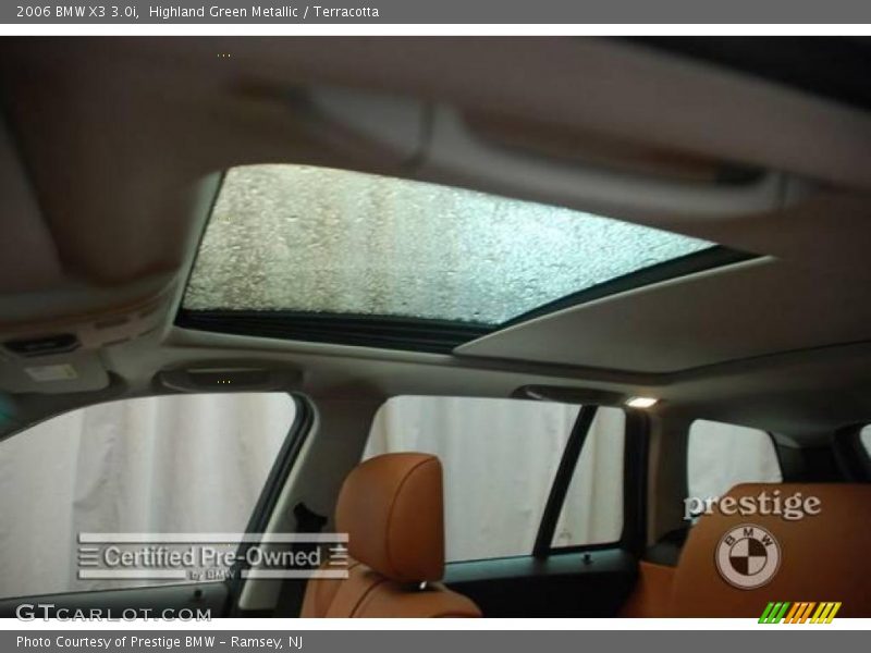 Highland Green Metallic / Terracotta 2006 BMW X3 3.0i