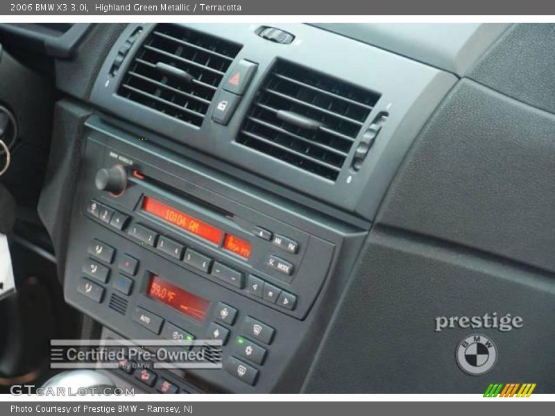 Highland Green Metallic / Terracotta 2006 BMW X3 3.0i